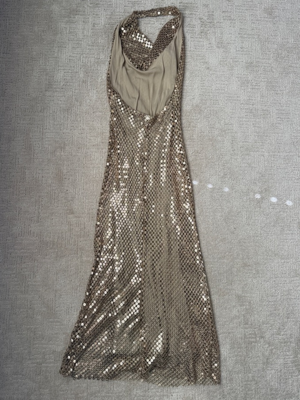 Zara gold Sequin Dress - Picture 3 of 4